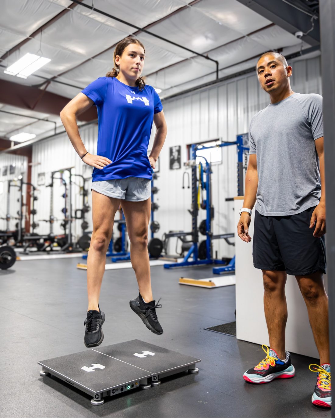 Jump testing at MANA Performance Therapy